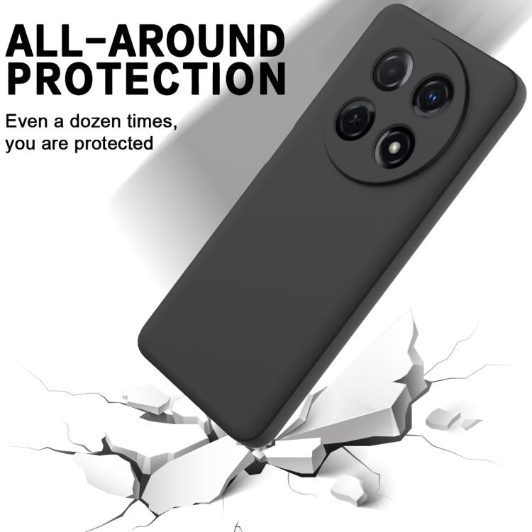 Funda Protectora Silicona Líquida Huawei Nova 13I Cobertura Total a Prueba de Caídas (Negro)