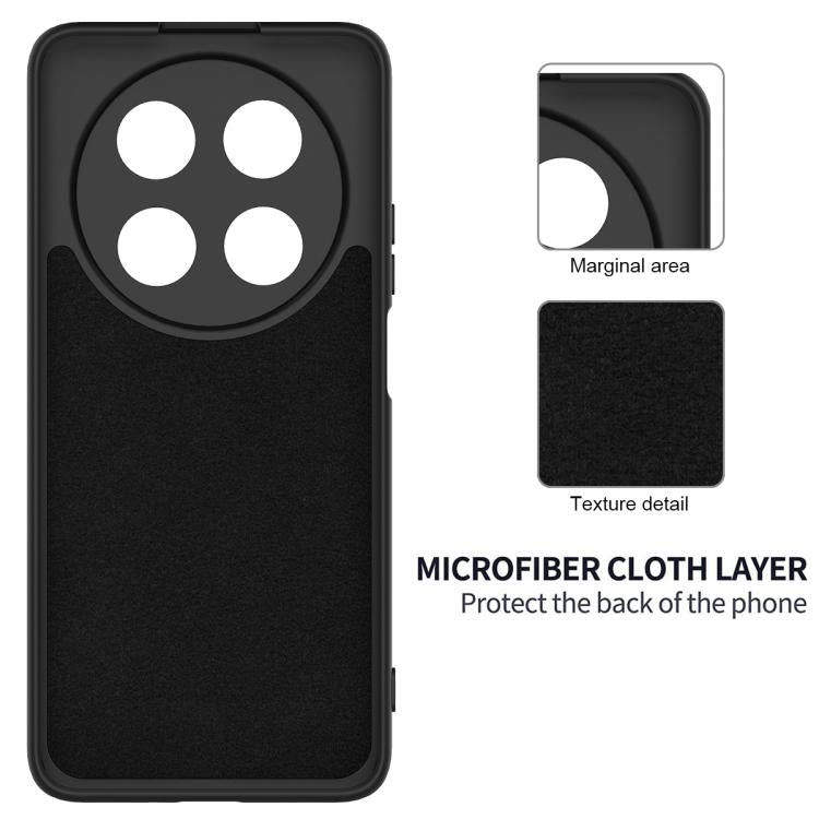 Funda Protectora Silicona Líquida Huawei Nova 13I Cobertura Total a Prueba de Caídas (Negro)