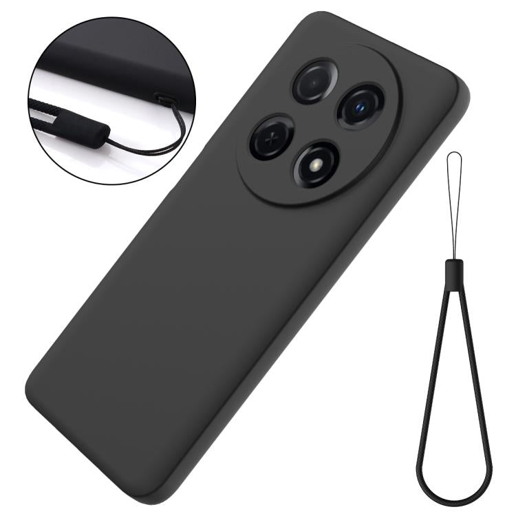 Funda Protectora Silicona Líquida Huawei Nova 13I Cobertura Total a Prueba de Caídas (Negro)