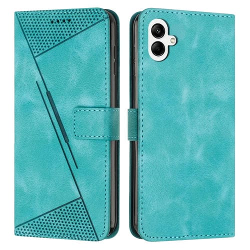 Funda de Cuero para Samsung Galaxy A05 Dream Triangle con Cordón (Verde)