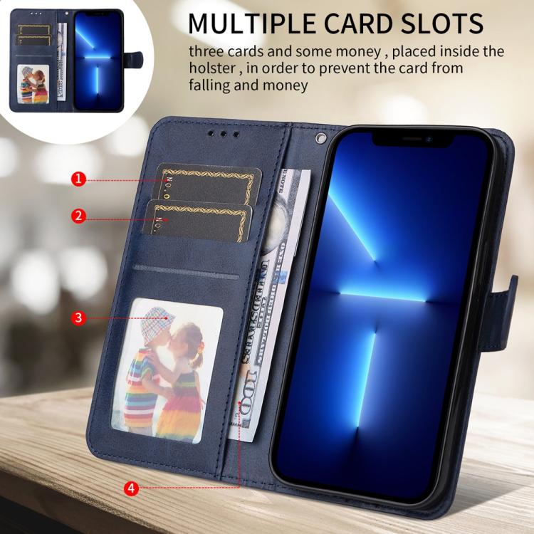 Funda Piel Sintética con Tapa OnePlus 13R/Ace 5/Ace 5 Pro (Azul)