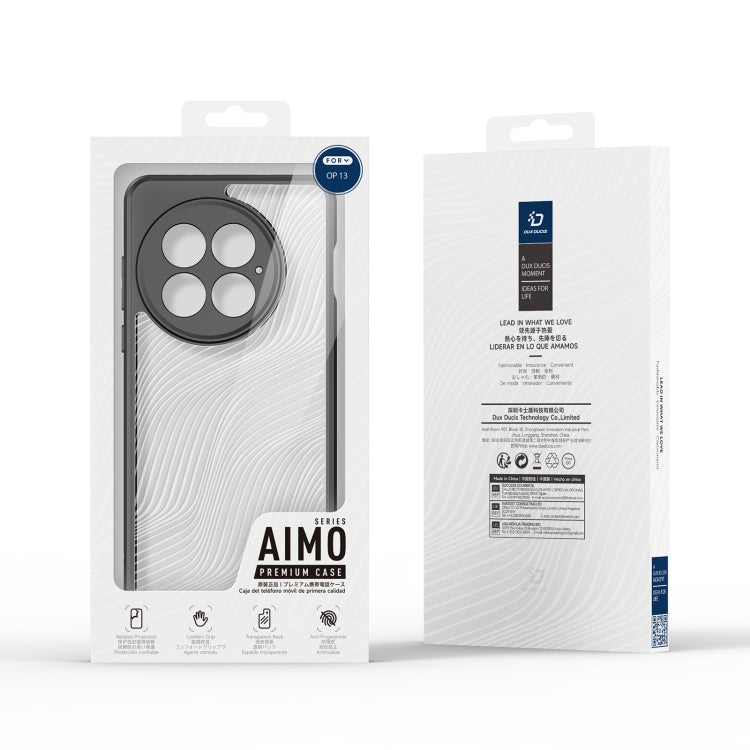 Funda para Teléfono Dux Ducis Aimo TPU + PC para OnePlus 13 (Negra)