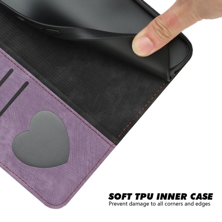 Funda de Cuero para Huawei Nova 8 Se 4G con Correa y Hebilla Doble Plegable (Morado)