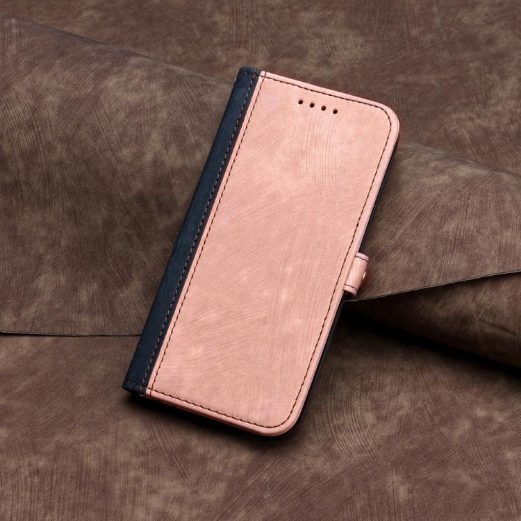 Funda de Cuero con Correa y Hebilla Lateral Doble para Huawei Enjoy 50 Pro/Nova Y90 (Rosa)