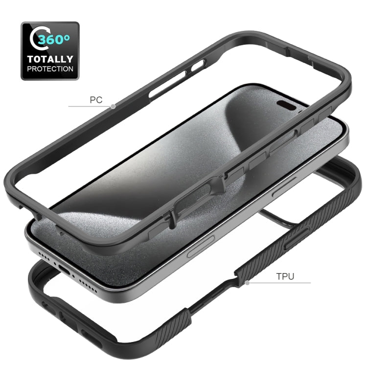 Funda para iPhone 16 Pro Max TPU Transparente con Diseño Cielo Estrellado a Prueba de Golpes (Azul Oscuro)