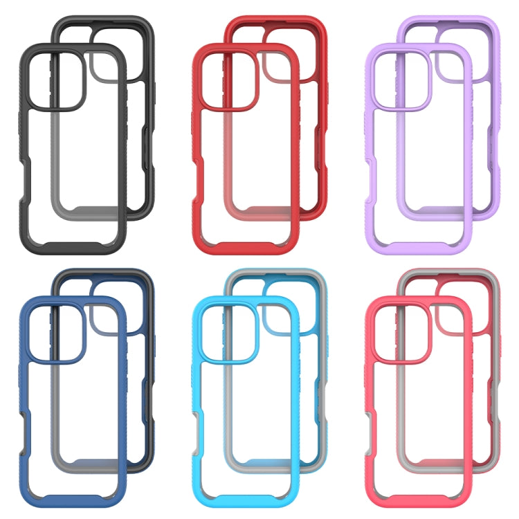 Funda para iPhone 16 Pro Starry Sky TPU Transparente a Prueba de Golpes (Azul Oscuro)