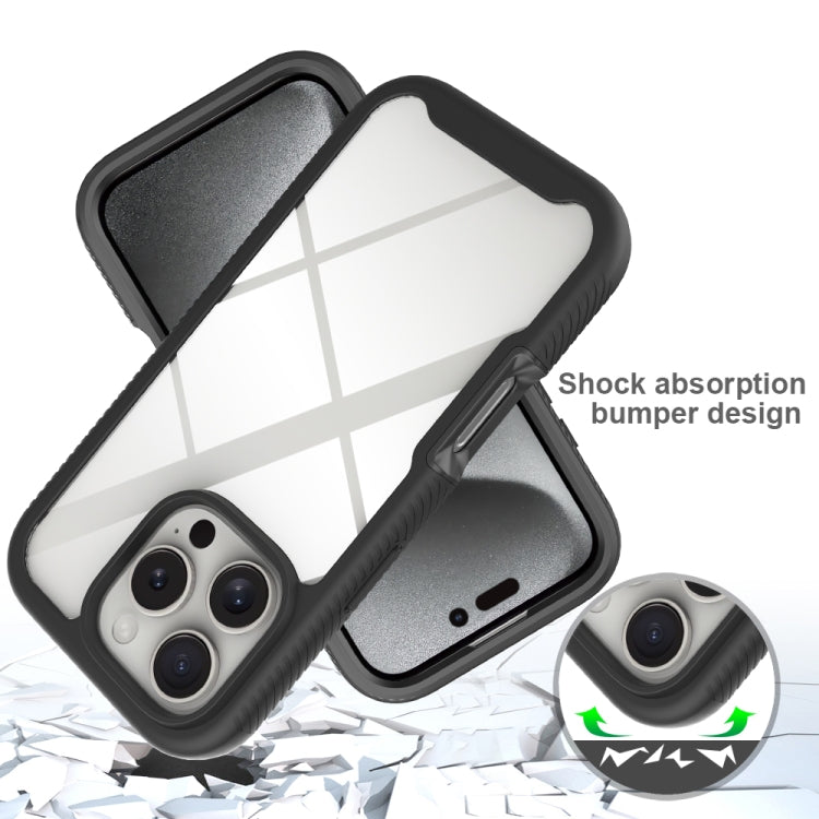 Funda para iPhone 16 Pro Starry Sky TPU Transparente a Prueba de Golpes (Azul Oscuro)