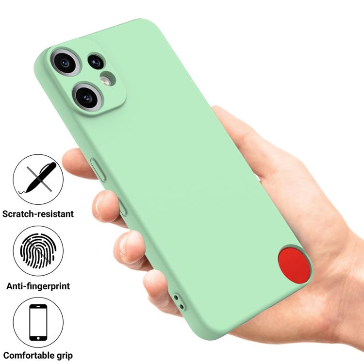 Funda de silicona líquida de color sólido CMF Phone 2 Pro, a prueba de caídas y cobertura total (verde)