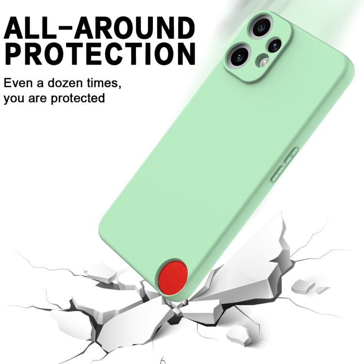 Funda de silicona líquida de color sólido CMF Phone 2 Pro, a prueba de caídas y cobertura total (verde)