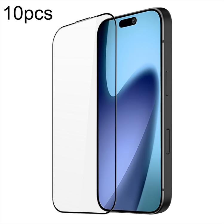 Para iPhone 17, 10 unidades de película de vidrio templado de alúmina media DUX DUCIS de 0,33 mm y 9H