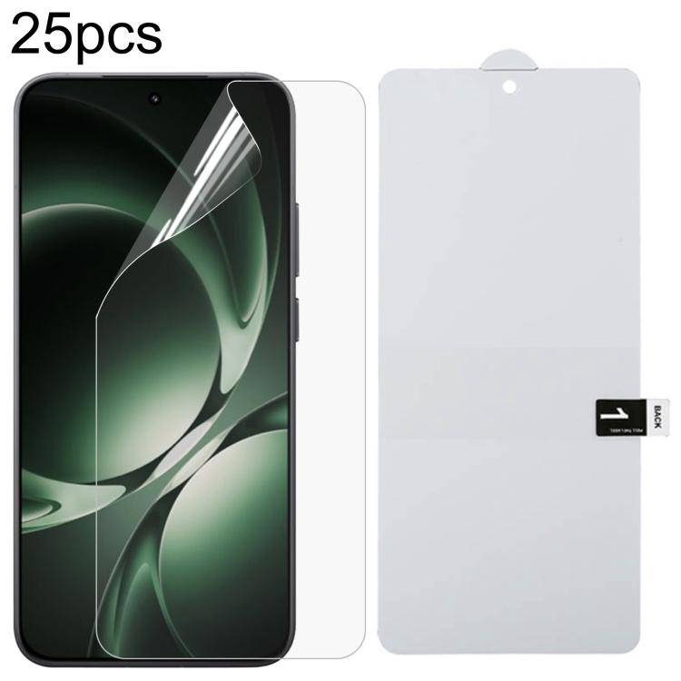 25 protectores de pantalla completos de hidrogel a prueba de explosiones para Redmi K80 Ultra