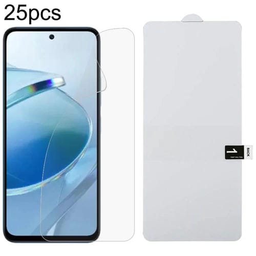 Para Redmi 15C 5G 173,1 mm 25 piezas Protector de pantalla completo Película de hidrogel a prueba de explosiones