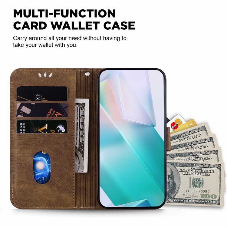 Funda para Sony Xperia 5 Vi de Cuero con Relieve Little Tiger (Marrón)