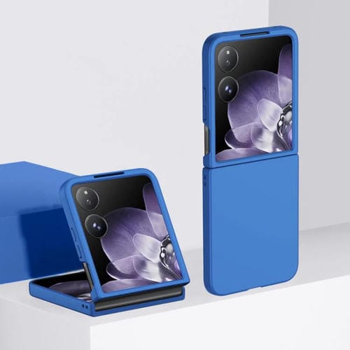 Funda de PC con tacto suave para Xiaomi Mix Flip 2 (azul claro)