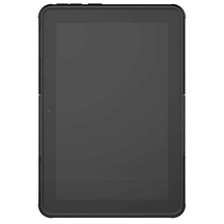 Funda Protectora para Amazon Fire HD 8 (2020) TPU + PC Textura Neumáticos Soporte (Negro)