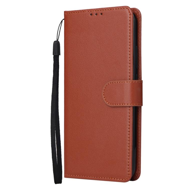 Funda de Cuero Multifuncional para Infinix Note 40 Pro 5G / 4G / 40 Pro+ 5G con 3 Ranuras (Marrón)