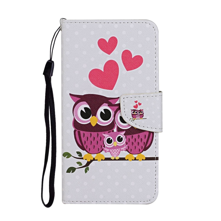 Para Huawei P smart Z / Y9 Prime (2019) Patrón de dibujo de colores Funda de cuero con tapa horizontal con soporte, ranuras para tarjetas y billetera (Familia de gatos)
