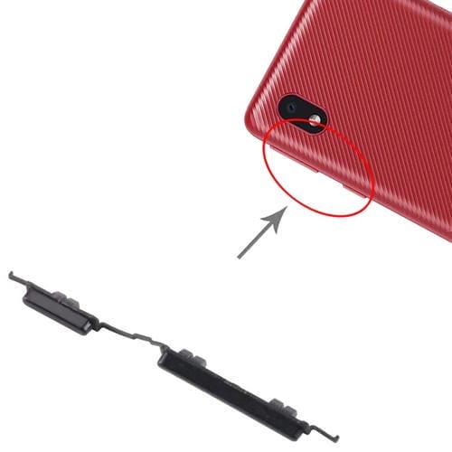 Bouton d'alimentation et de volume Samsung Galaxy M01 Core SM-M013 (Noir) (10 pièces)