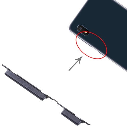 Power and Volume Buttons Samsung Galaxy A10e SM-A102 (Black) - Pack of (10 Pieces)