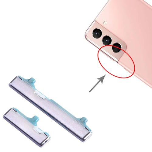 Power and Volume Buttons Samsung Galaxy S21 5G SM-G991 (10 Pieces) (Black)