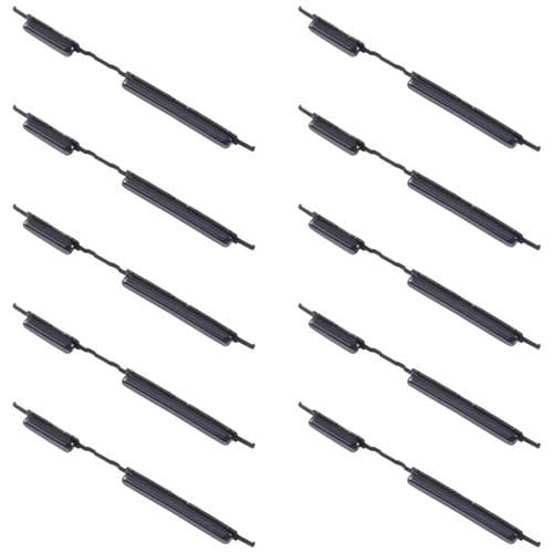 Power and Volume Buttons Samsung Galaxy M32 (SM-M325) - (10 Pieces) (Black)