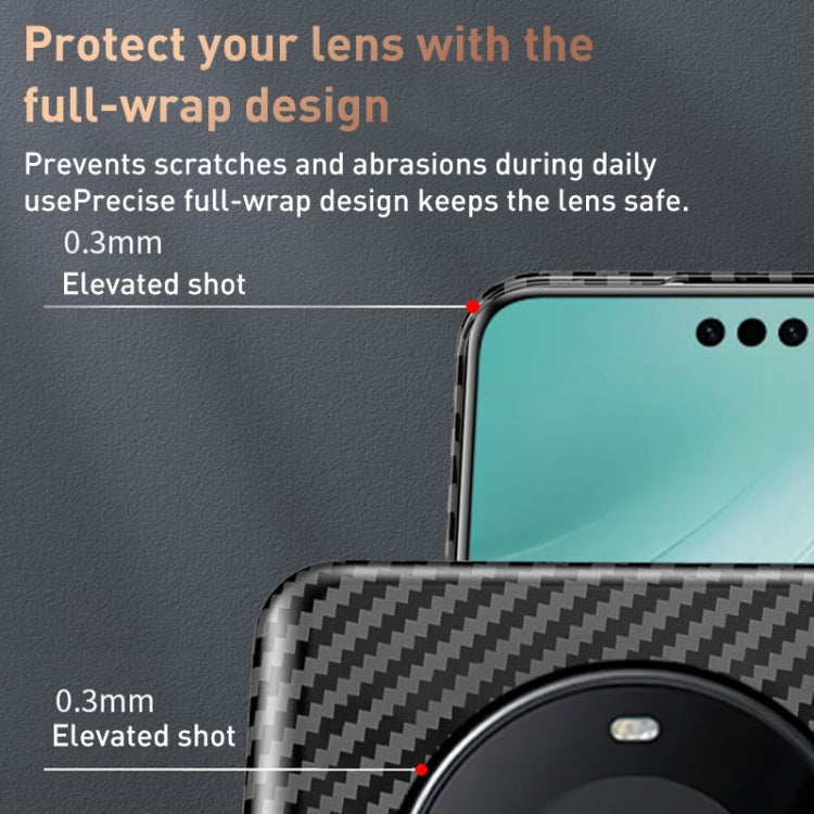 Funda Magnética Huawei Mate 60 Pro a Prueba de Golpes Fibra de Carbono (Negro Gris)