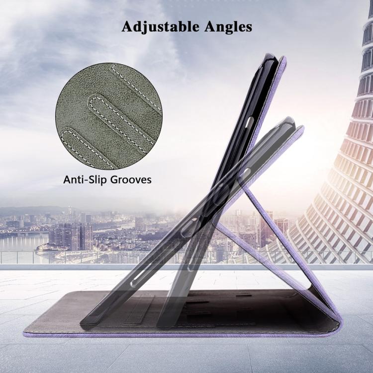 Funda de cuero con tapa y estampado de tigre para Redmi Pad 2 / Redmi Pad SE 11 2025 (morado)