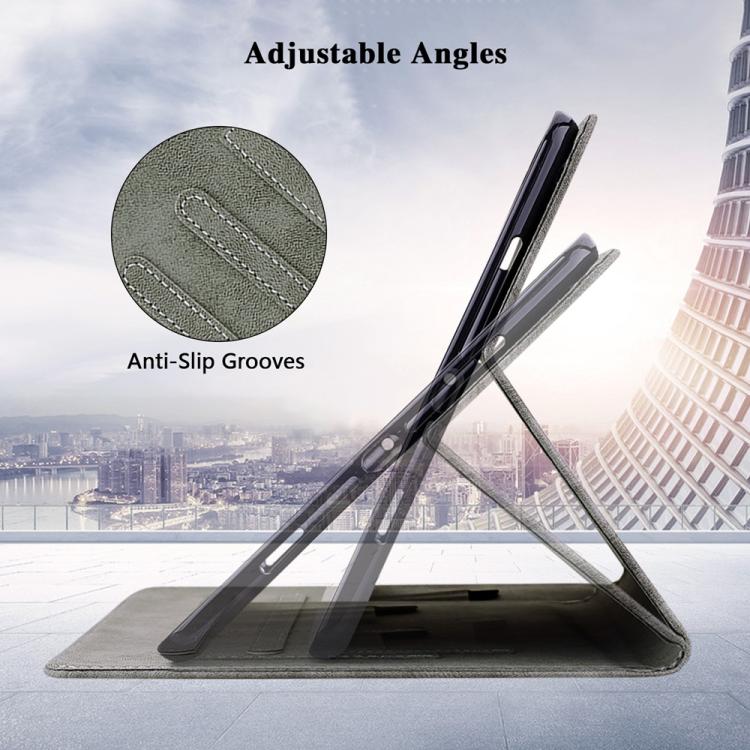 Funda de cuero con tapa y diseño de tigre para Xiaomi Redmi K Pad de 8,8 pulgadas (gris)