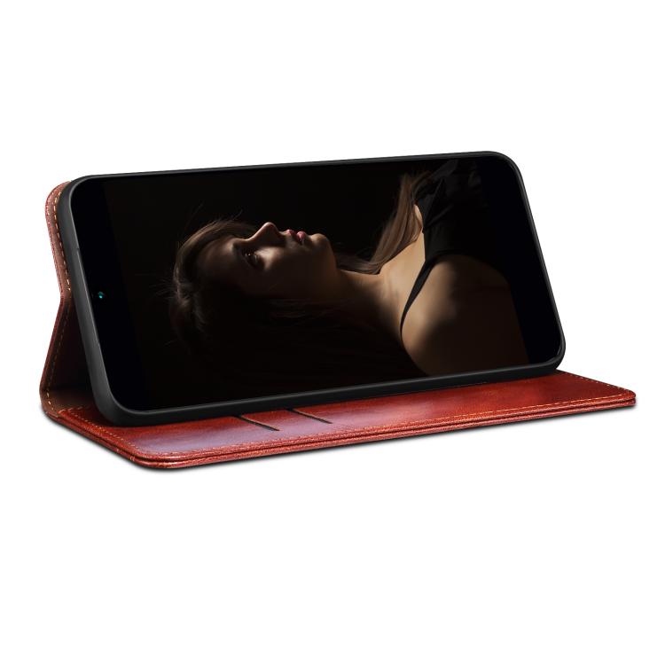 Funda de cuero con textura Crazy Horse para Huawei Nova 14 (marrón)