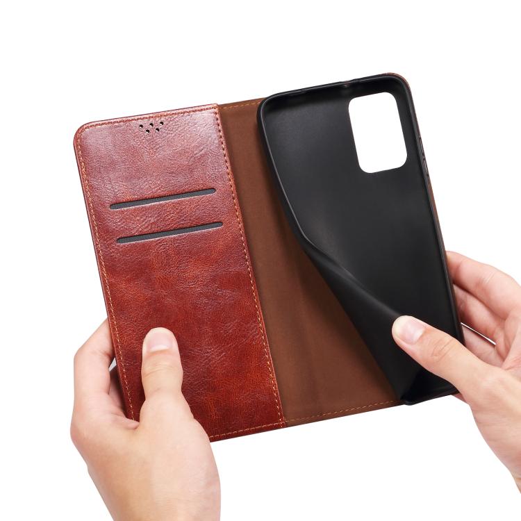 Funda de cuero con textura Crazy Horse para Huawei Nova 14 (marrón)