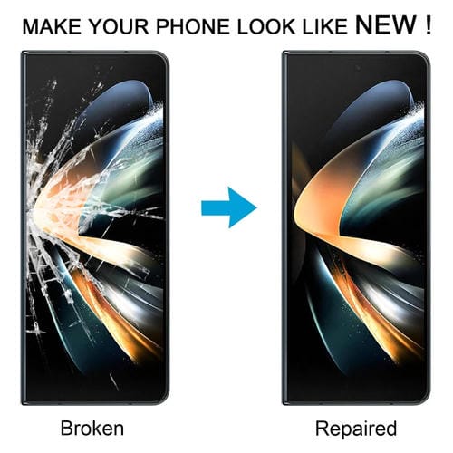 Cristal Exterior com Adesivo OCA Samsung Galaxy Z Fold4 SM-F936B/W23