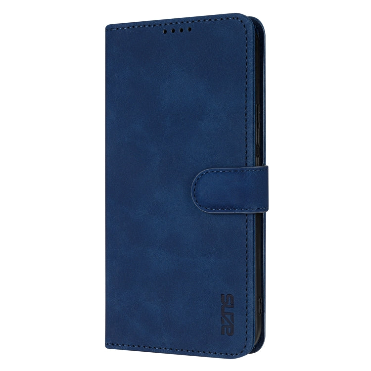 Funda Piel Sintética con Tapa y Textura Becerro para Huawei Mate 70 Azns (Azul)