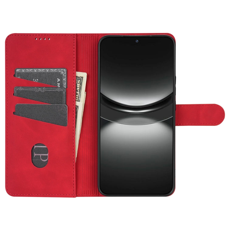 Funda de Piel Sintética con Tapa y Textura de Becerro Azns para Huawei Mate 70 Pro/70 Pro+ (Rojo)