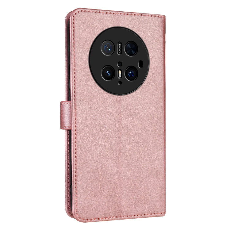 Funda de Piel Sintética Azns con Tapa para Huawei Mate 70 Pro/70 Pro+ (Oro Rosa)