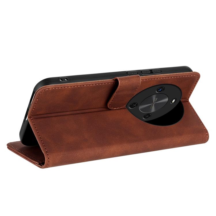 Funda Piel Sintética con Tapa para Huawei Enjoy 70X Maimang 30 Azns (Marrón)