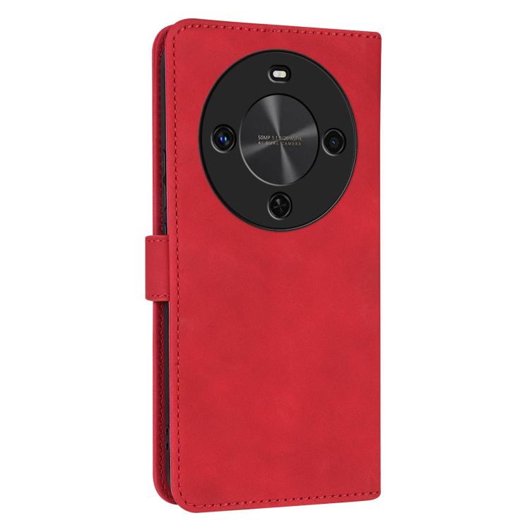 Funda de Piel Sintética con Tapa para Huawei Enjoy 70X Maimang 30 Azns (Rojo)