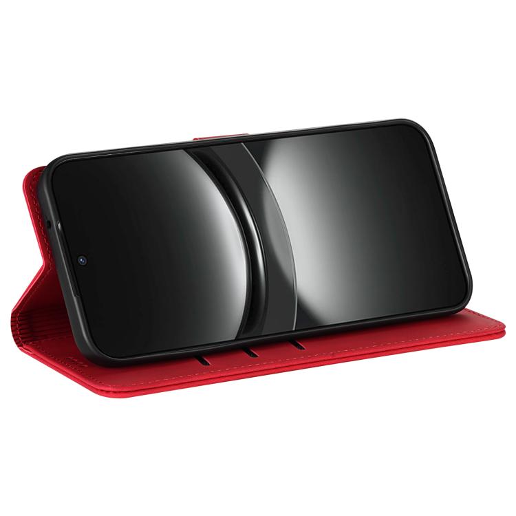 Funda de Piel Sintética con Tapa para Huawei Enjoy 70X Maimang 30 Azns (Rojo)