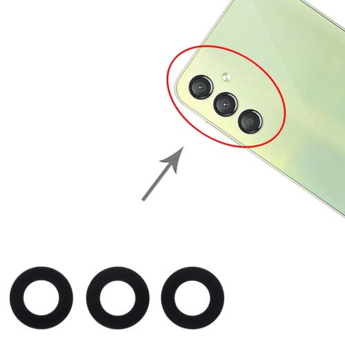 Objectif de caméra arrière Samsung Galaxy A24 4G SM-A245F (10 pièces)