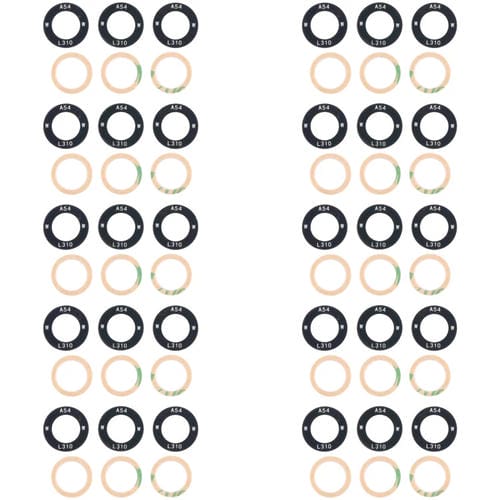 Obiettivo della fotocamera posteriore Samsung Galaxy M54 SM-M546B - Confezione da (10 pezzi)