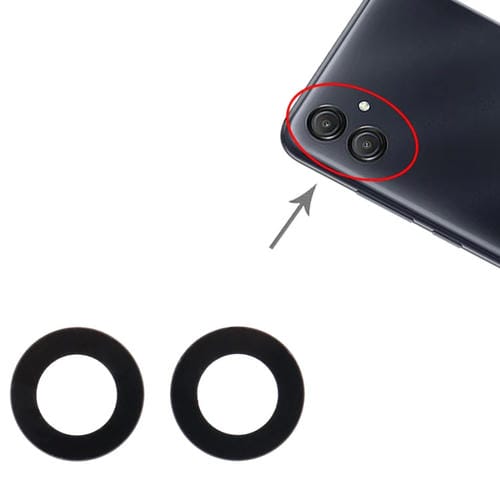 Lente de Câmara Traseira Samsung Galaxy A04E (10 Peças)