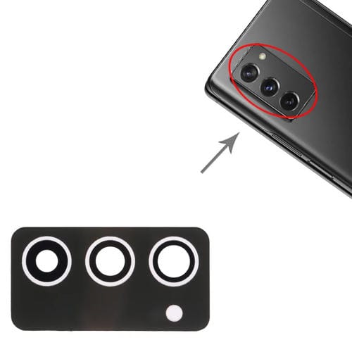 Lente de Câmara Traseira Samsung Galaxy Z Fold2 5G SM-F916B (10 Peças)