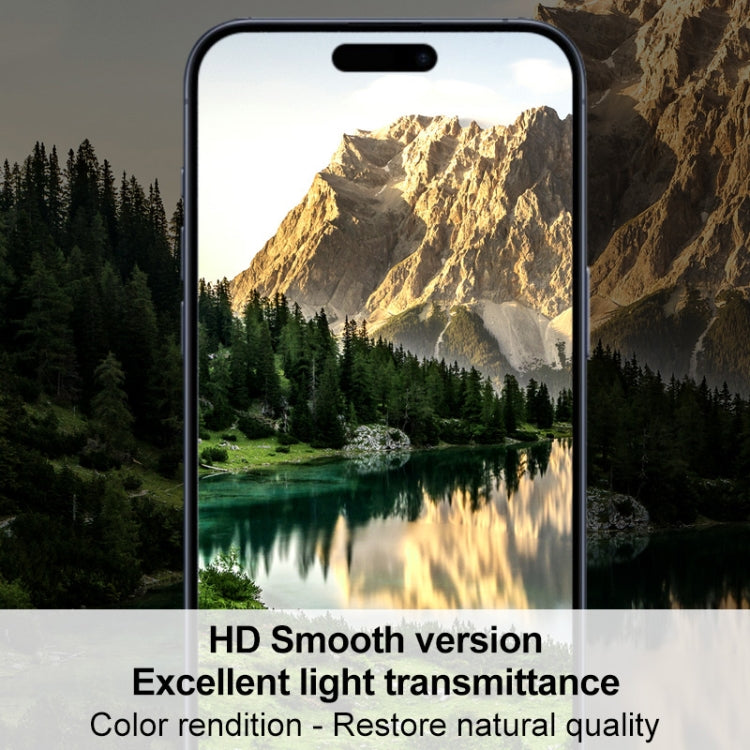 Protector de Pantalla + Imak + iPhone 15 + Película de Hidrogel + Completa Curvada + 2PCs - MOVILSTORE