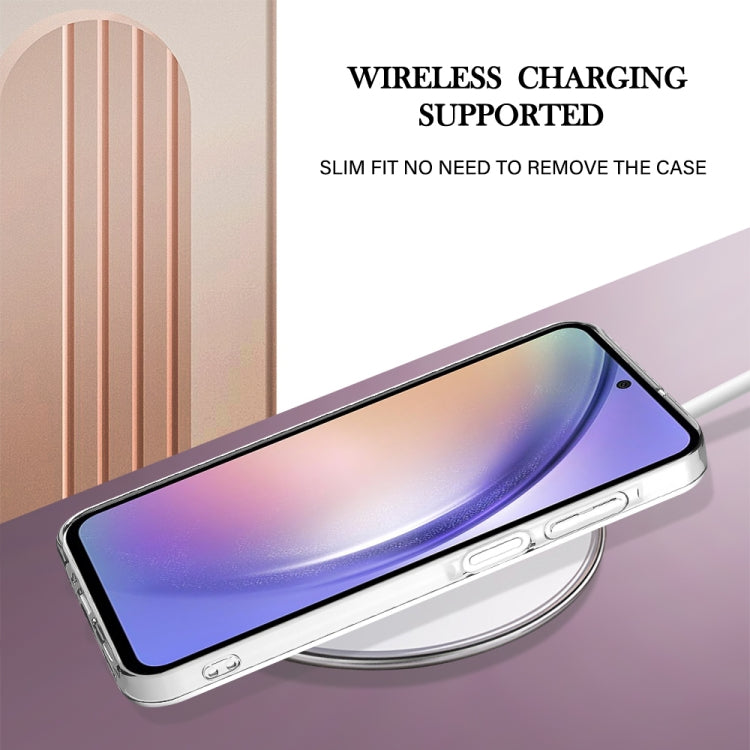 Caja de Teléfono Samsung Galaxy A15 5G Imd TPU con Galvanoplastia (Mármol Blanco)