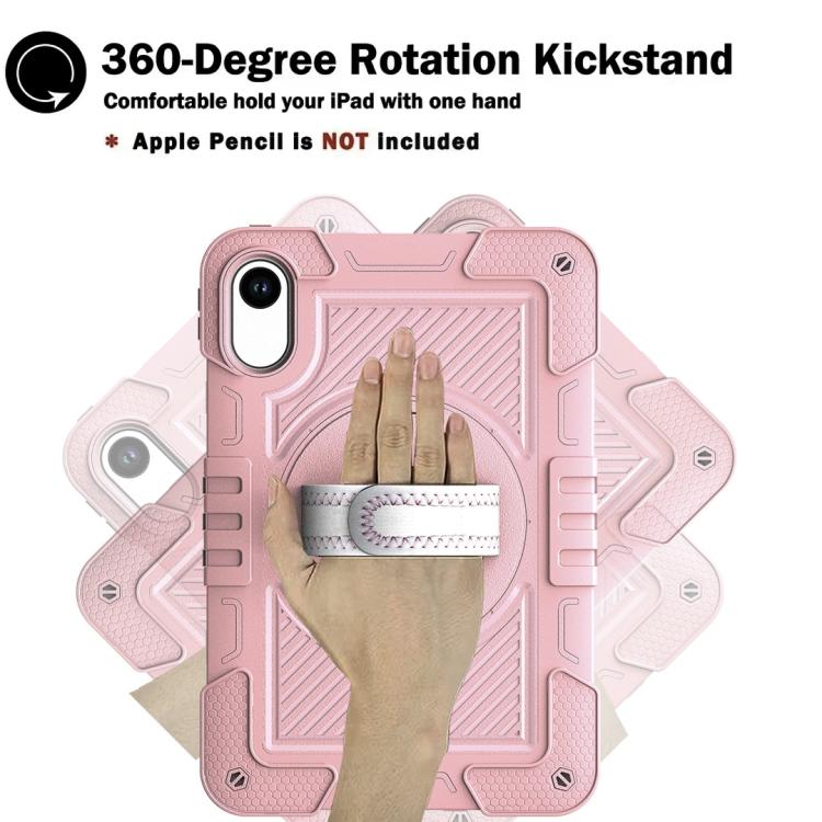 Funda de silicona para Xiaomi Redmi Pad 2 con rotación de 360 grados y contraste para PC (oro rosa)