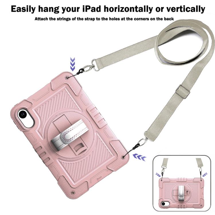 Funda de silicona para Xiaomi Redmi Pad 2 con rotación de 360 grados y contraste para PC (oro rosa)
