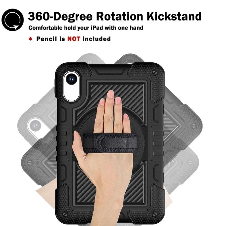 Funda de silicona para Xiaomi Redmi Pad 2 con rotación de 360 grados y contraste para PC (negra)