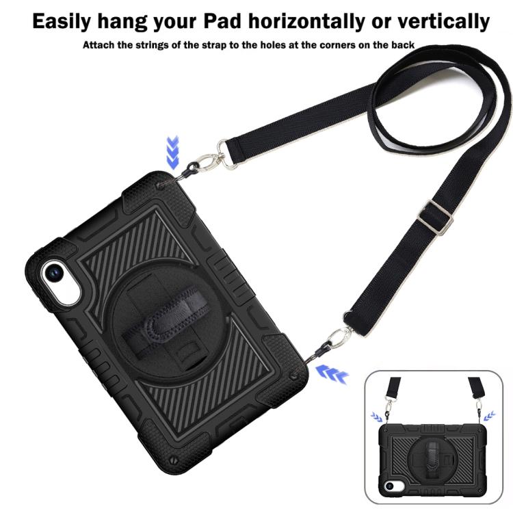 Funda de silicona para Xiaomi Redmi Pad 2 con rotación de 360 grados y contraste para PC (negra)