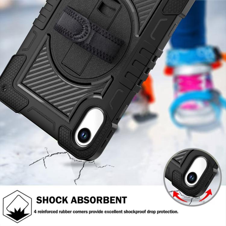 Funda de silicona para Xiaomi Redmi Pad 2 con rotación de 360 grados y contraste para PC (negra)