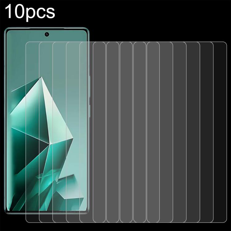 Película de Vidrio Templado para Infinix Note 50 4G 10 Piezas 0,26mm 9H 2.5D