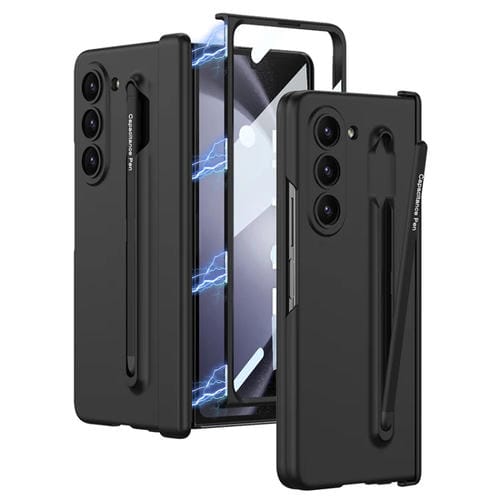 Estuche para Samsung Galaxy Z Fold5 5G Gkk Magnético con Ranuras para Bolígrafo (Negro)